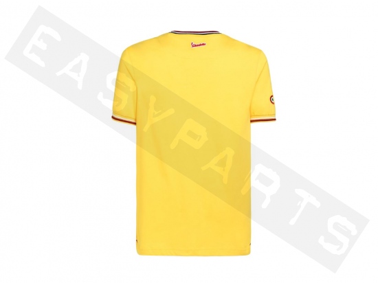 T-Shirt VESPA Modernist hombre amarillo